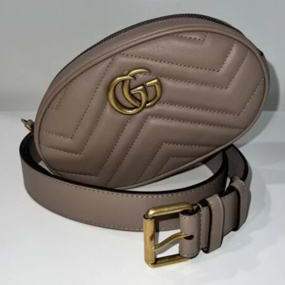 NWT Authentic Gucci Marmont New Authentic Gucci #575163 GG Marmont Red Leather Mini  main image 3